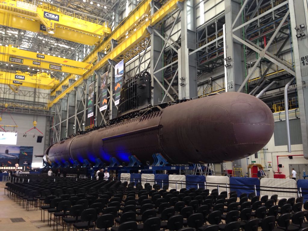 First Brazilian Navy Scorpene submarine