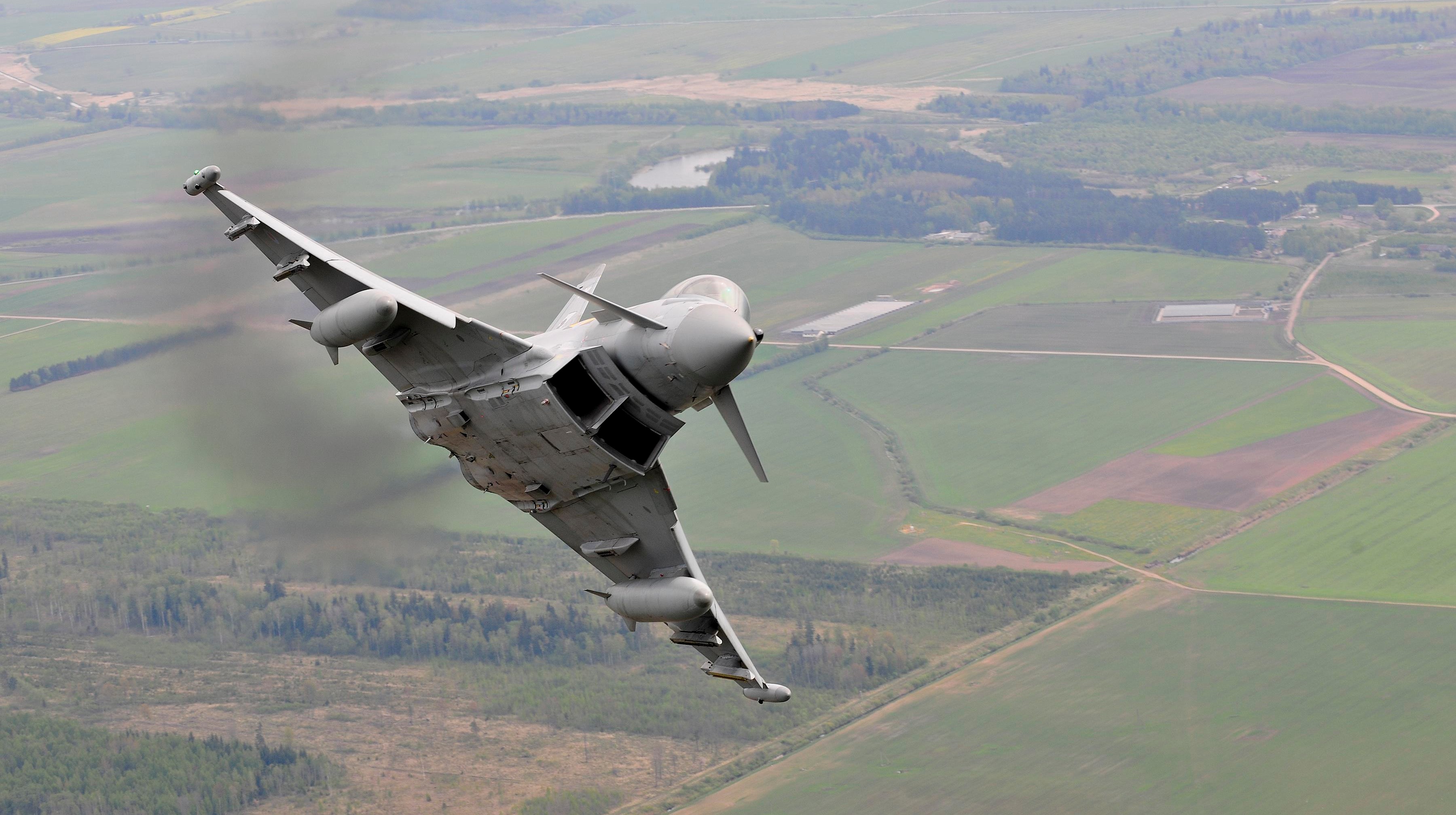 RAF Typhoon fighter jets